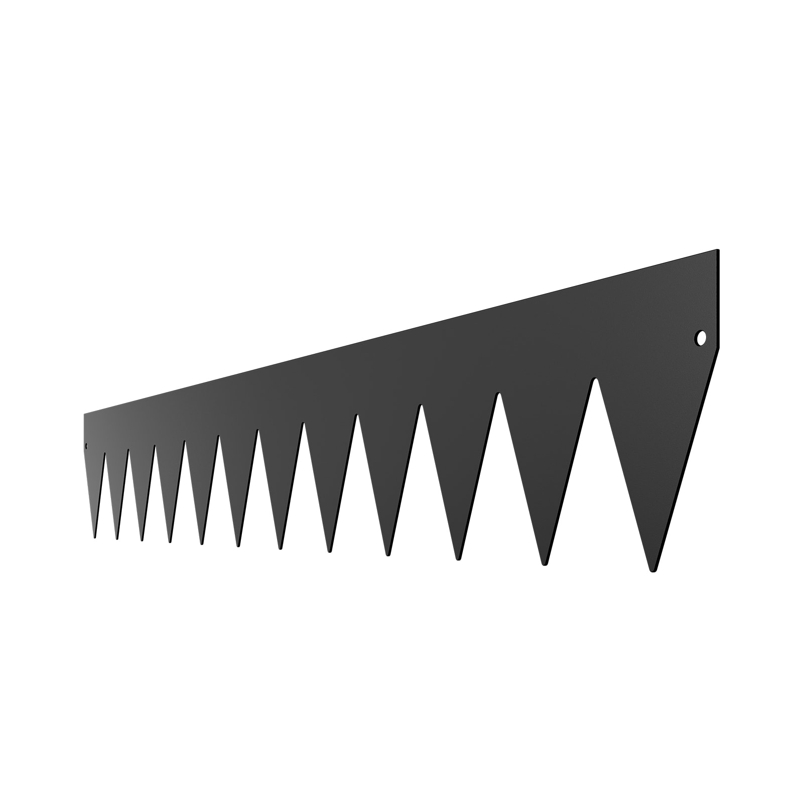 Steel Garden Landscape Edging Rust Resistant Border 6 Pack Black_voghion.com